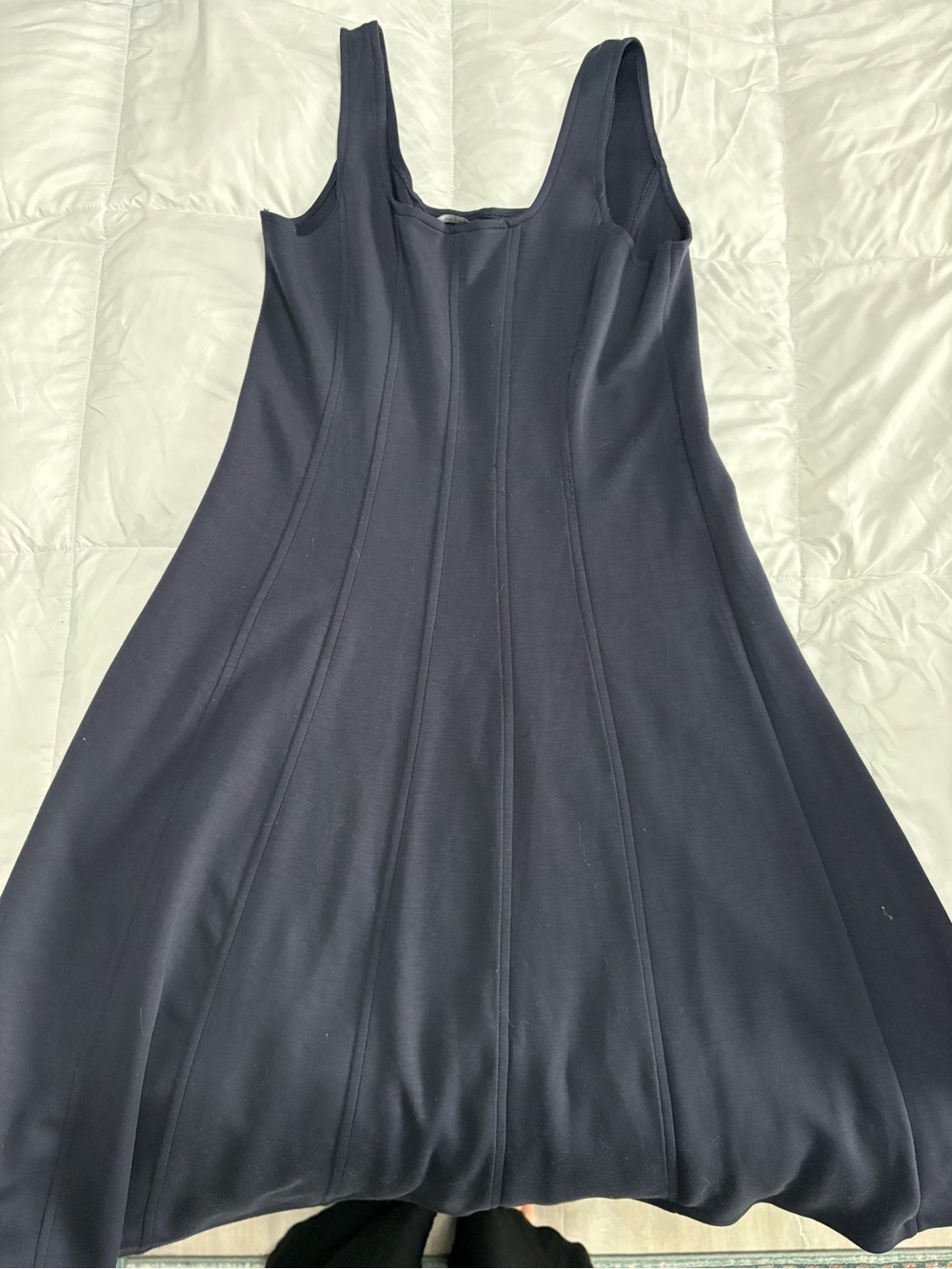 Banana Republic Classic Navy Sleeveless A-Line Dress, Medium